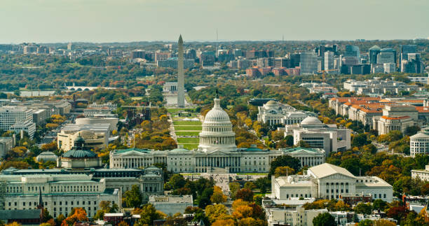 istock US Capitol Complex and National Mall in Washington, D.C. - Aerial 2186186600