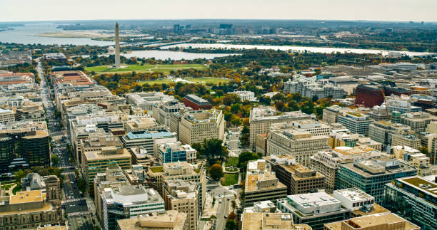 Aerial Shot of Downtown Washington, D.C.