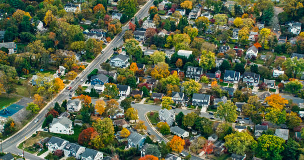 istock Aerial Shot of Chevy Chase, MD 2186186836
