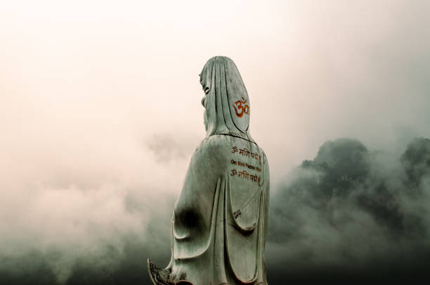 istock Temples on the Cao Bang mountains. 2186195884