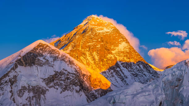 istock Mt Everest summit illuminated sunset Himalayan mountain peak panorama Nepal 2186210478