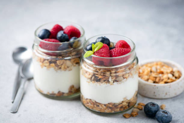 istock Yogurt granola parfait snack or breakfast 2186210723