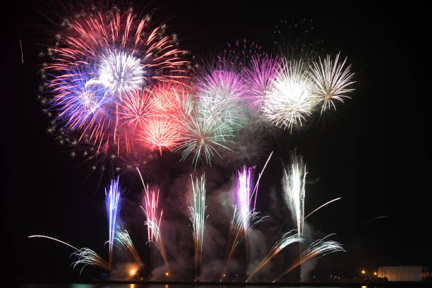 istock Fireworks at Tokachi Port, Hokkaido. 2186214663