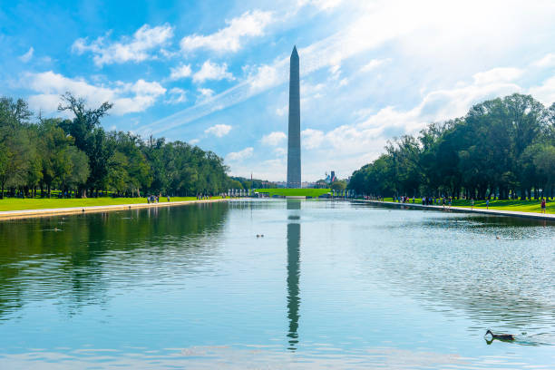 istock Washington Monument seen from the Lincoln Memorial Reflecting Pool 2186221710