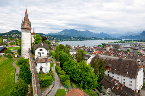 istock Panorama of Lucerne 2186231759