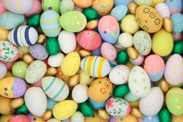 istock Easter Egg Abstract Background for Holiday Season 2186233558