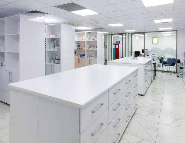 istock Large modern pharmacy. Inside the hospitality industry. 2186235035