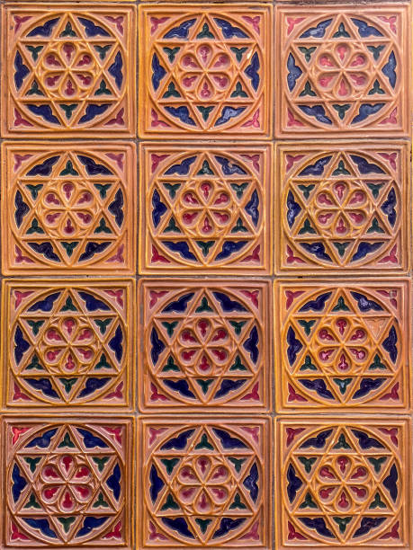 istock Walls covered in mosaics with star designs 2186241962