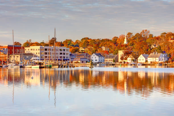 istock Autumn in Mystic, Connecticut 2186245832