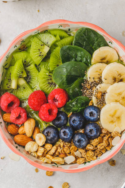 istock Smoothie bowl with granola and berries 2186253604