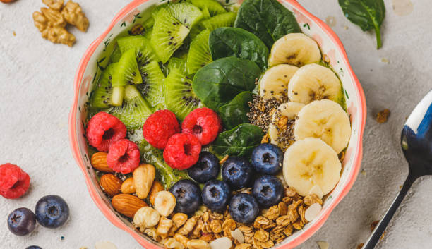 istock Smoothie bowl with granola and berries 2186253606