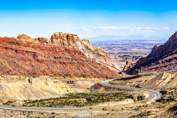 istock Interstate I-70 running through Spotted Wolf Canyon in Utah 2186254017