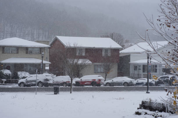 istock Snowstorm in the streets 2186257726