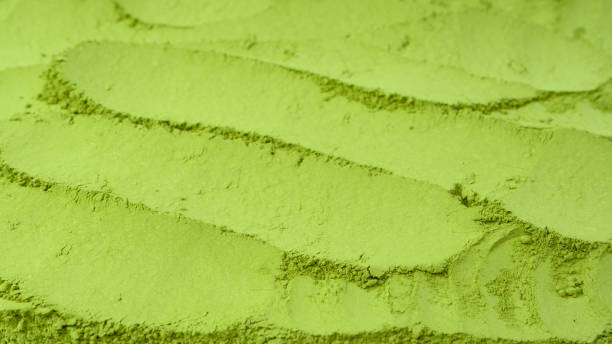 istock Matcha tea, matcha powder as a background. 2186260443
