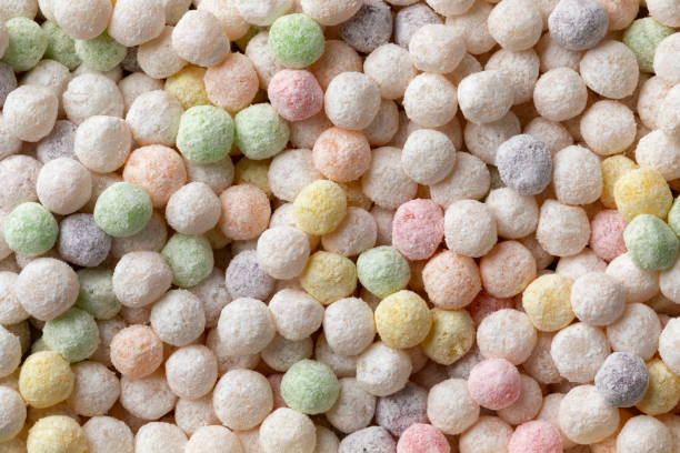 istock Colorful uncooked tapioca pearls close up full frame 2186263544