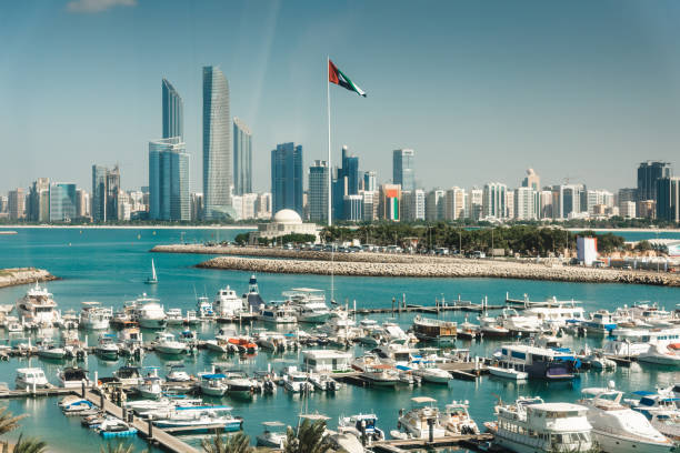 istock abu dhabi skyline from the marina 2186265399