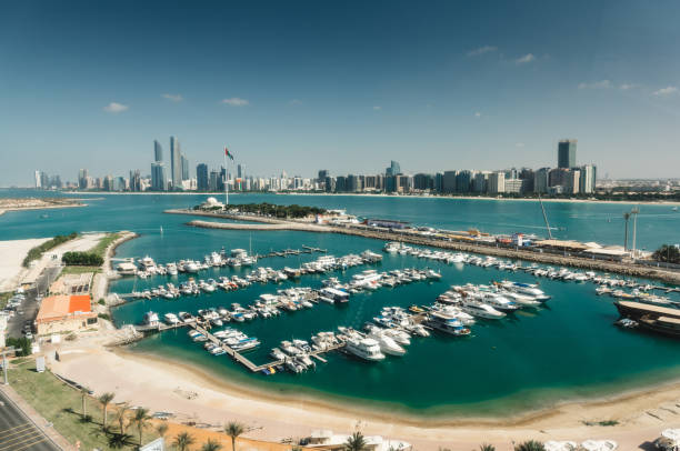 istock abu dhabi skyline from the marina 2186267642