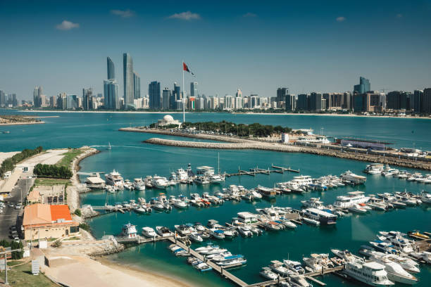 istock abu dhabi skyline from the marina 2186267695