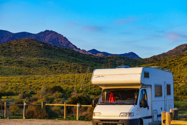 istock Caravan on mountain nature, Cabo de Gata, Spain 2186271868