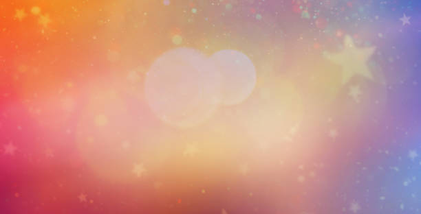 istock Festive background with glitter and stars and bokeh. 2186273262