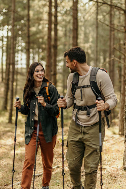 istock Couple hike and enjoy 2186279906