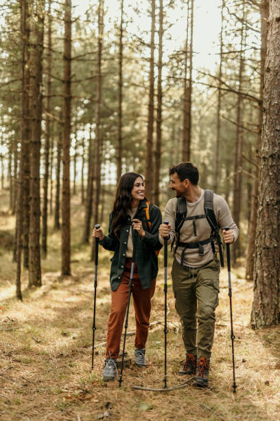 istock Couple hike and enjoy 2186280272