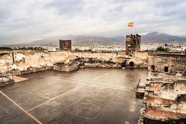 Sohail Castle in Fuengirola, Malaga Spain. Tourist attraction, place to visit. Holidays on Costa del Sol.