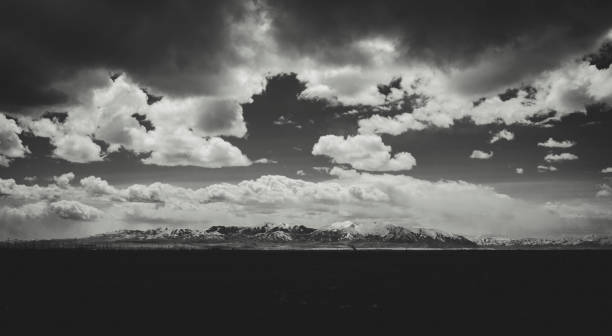 istock snow covered mountain range rocky mountains Utah 2186295928