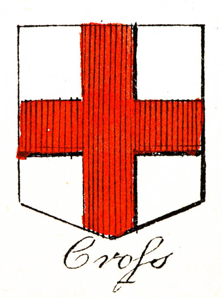 istock Heraldry, coat of arms elements and families: Cross 2186298241