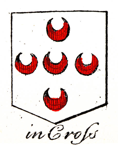 istock Heraldry, coat of arms elements and families: in Cross 2186306730