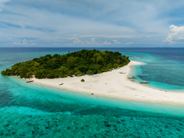 istock Tropical Island in Camiguin, Philippines. Mantigue Island. 2186322670