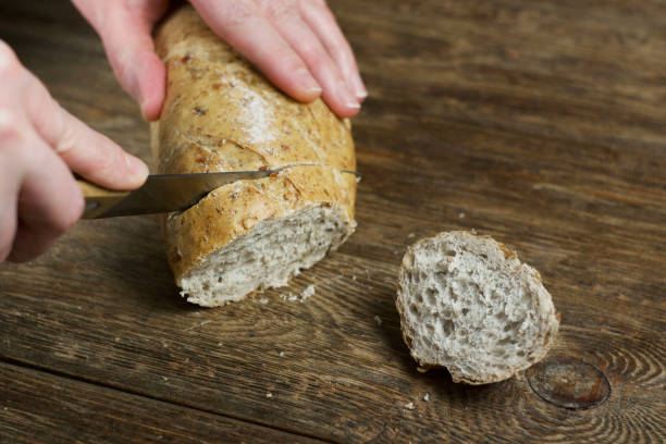 istock Bread with cereals lies on the table 2186322926