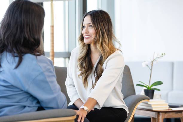 istock Caring mental health professional consoles patient 2186332780