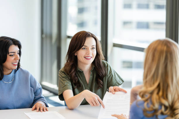 istock Entrepreneur asks lawyer question about partnership agreement 2186332803