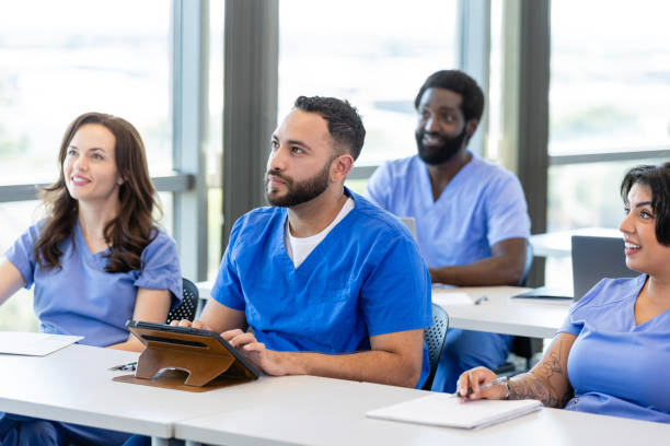 istock Diverse group of attentive medical students 2186332865