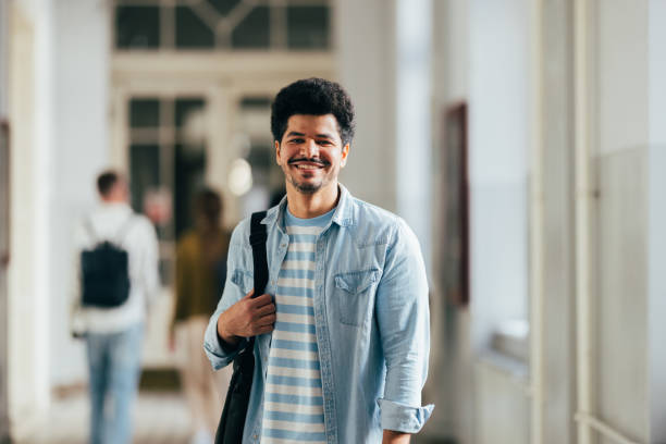 istock Confident Young Man Smiling in Casual Urban Setting 2186344235