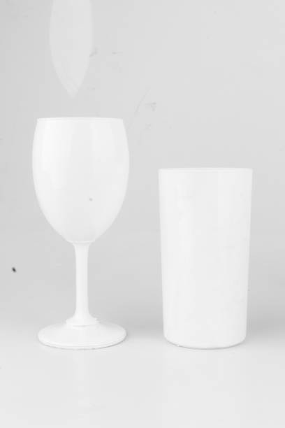 istock color white Wine glass mockup isolated on white background 2186350751