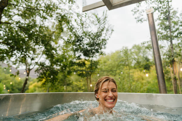 istock Hot tub retreat 2186355905