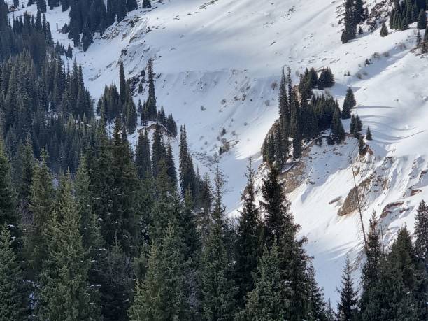 istock Beautiful View Of Snow Mountains 2186361985