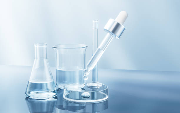istock Scientific chemical laboratory equipments, 3d rendering. 2186365476