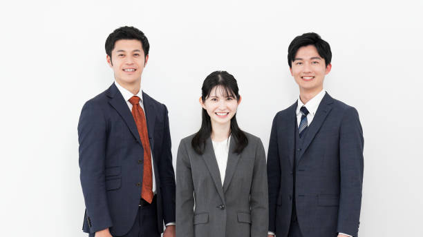 istock Asian business person standing with a smile 2186376361