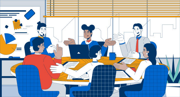 Roundtable Animation 30+ Roundtable Background Stock Illustrations, Royalty-Free Vector ...
