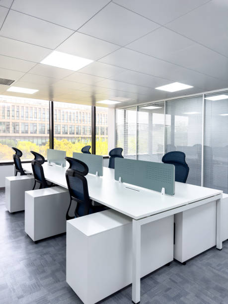 istock Bright interior view of modern business office. 2186392488