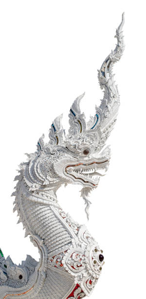 istock king naga thai dragon statue on white background 2186411075