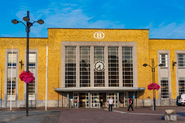 Brugge railway station in Bruges, Belgium