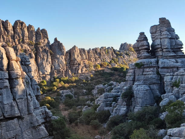 istock Karst rock formations at El Torcal de Antequera, Andalusia, Spain 2186415436
