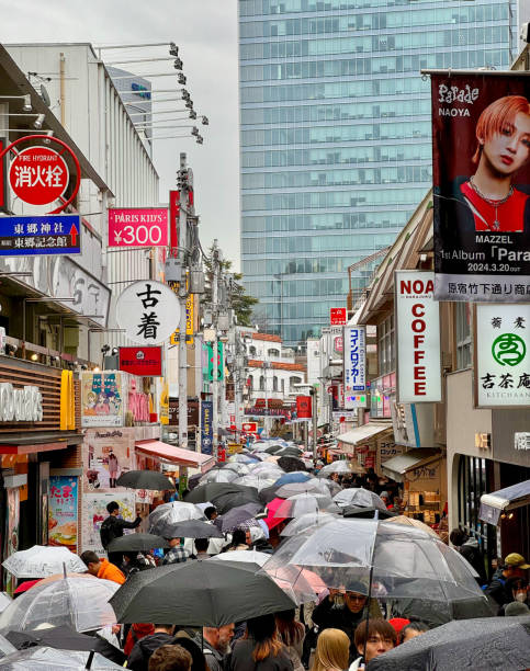 Rainy Hues of Harujuku