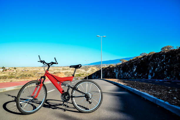 istock Full Suspension Mountain Bike 2186416307
