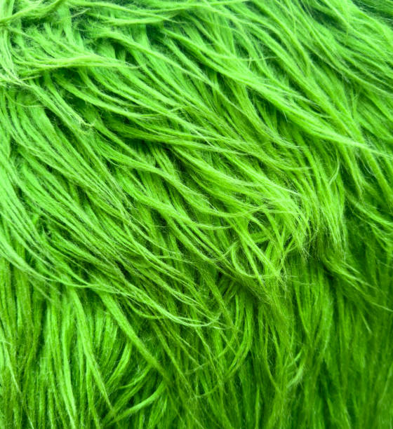 istock A green, fuzzy, and long hair texture 2186419023