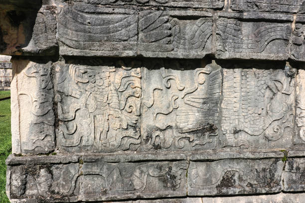 istock Platform of Eagles and Jaguars,Chichen Itza,Yucatan,Mexico 2186421123